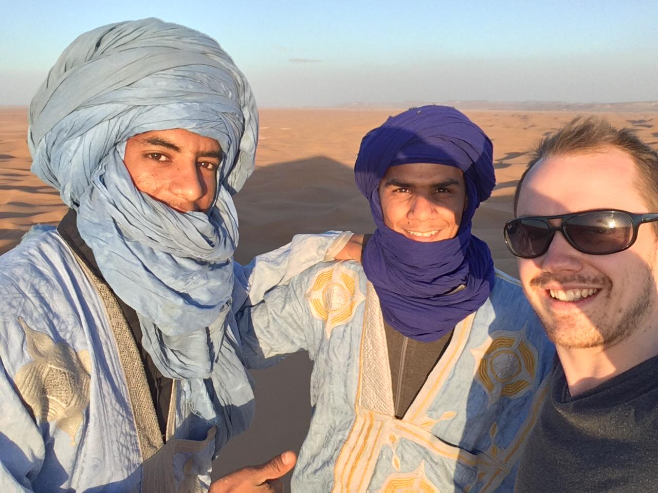Aziz with Friends